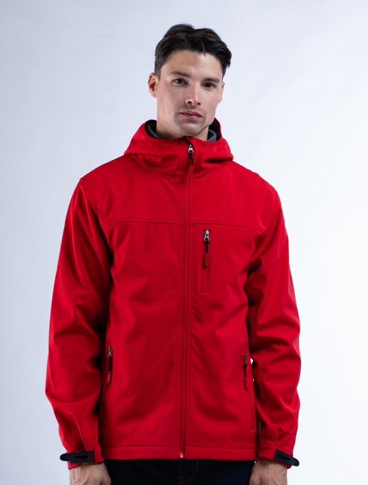 Campera Neopreno con Capucha Rojo
