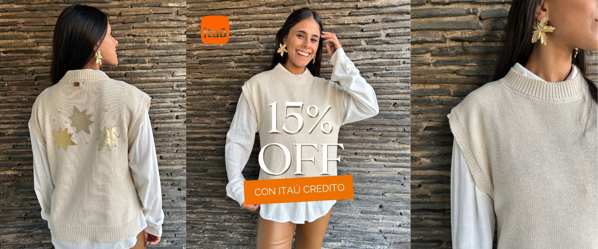 15% off itau