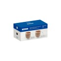 JUEGO DE TAZAS VIDRIO DOBLE PARED 300ML X 2UNDS Sin color