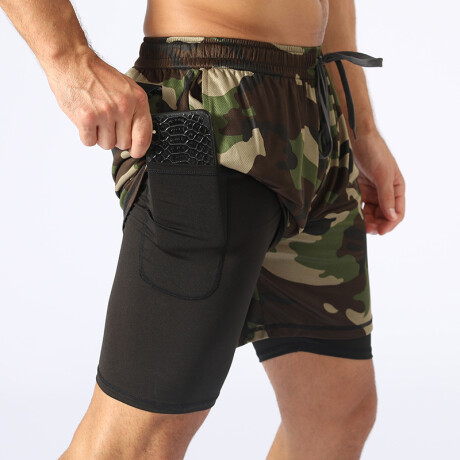 Short deportivo con calza Multicam Tropic