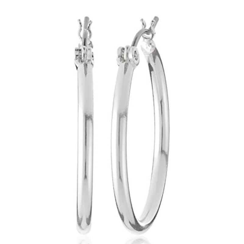 Bijouterie Pe Sil Hoop Ec 2604 Silver