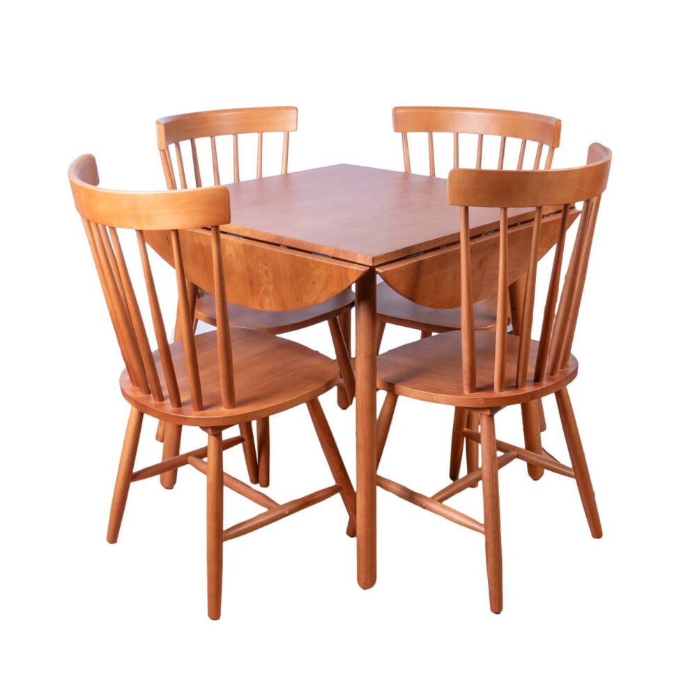 JUEGO DE COMEDOR MADERA MARRON BLOOMY