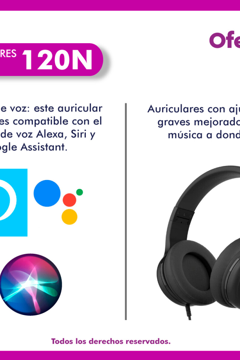 Auriculares Vincha Casco Micrófono Motorola Pulse 120 Negro
