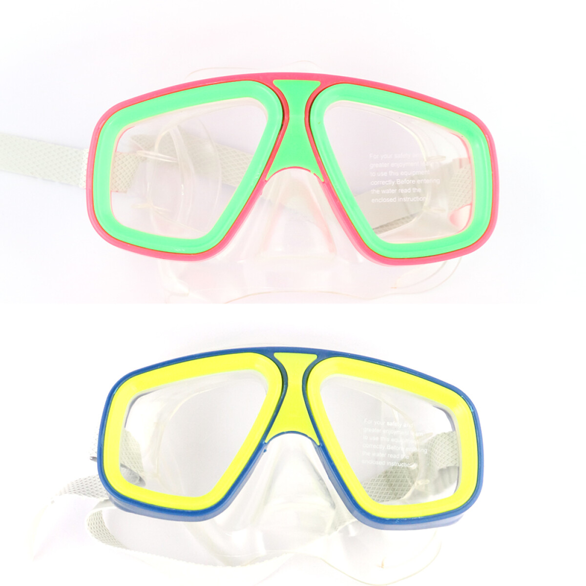 OUTLET Máscara de natación con doble lente - Outlet Máscara De Natación Con Doble Lente 
