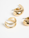 Aros Sets Special Price Set De Aros Y Earcuff Dorado - Dorado
