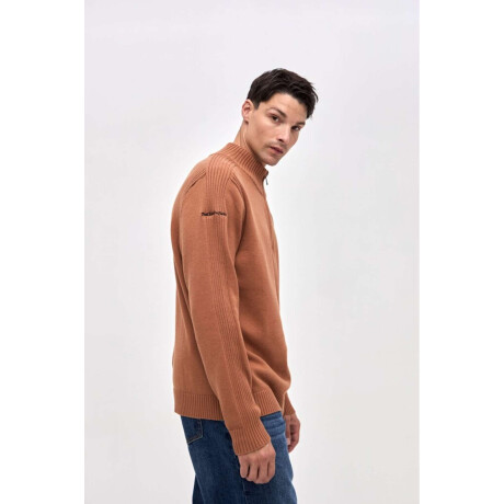 Buzo punto Folie Marrón