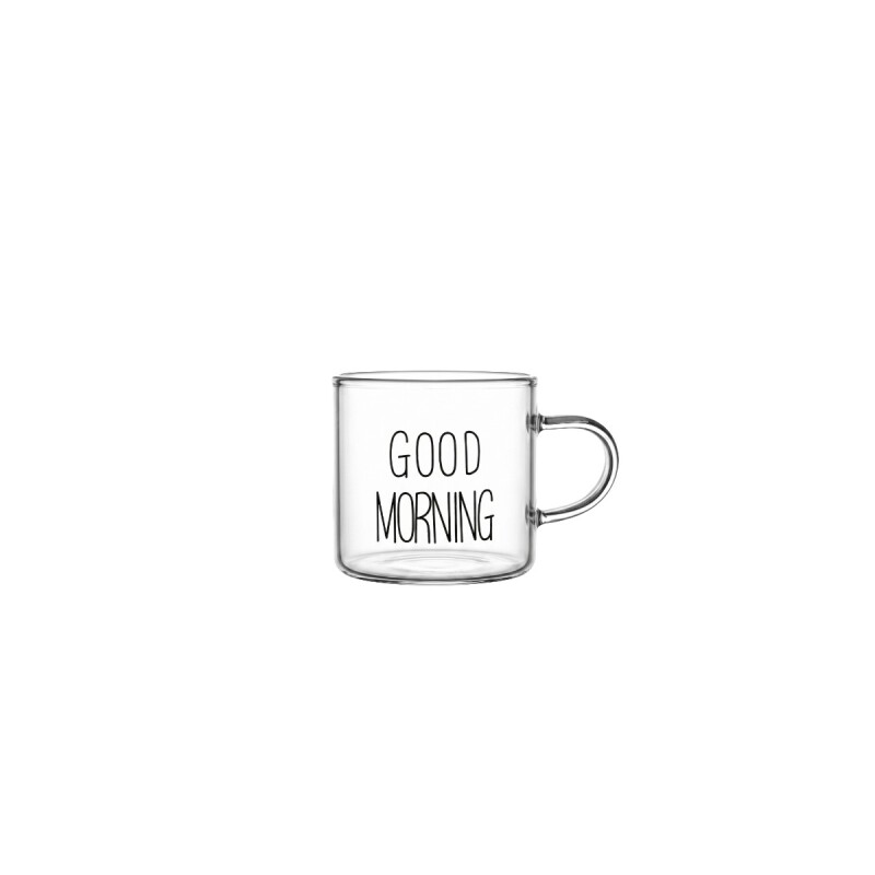TAZA VIDRIO GOOD MORNING Unica
