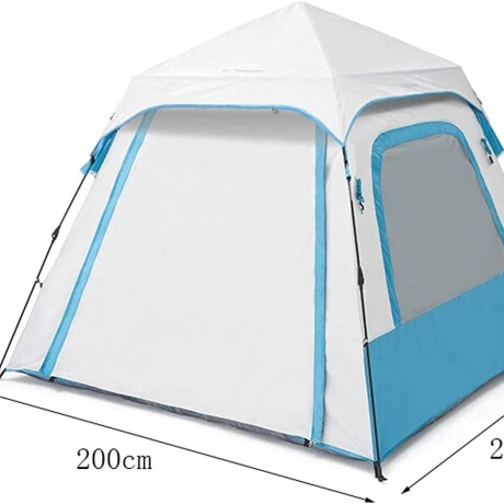 COMBO Carpa automática con toldo para 2 personas - Blanco + 2 Colchón inflable de 1 plaza COMBO Carpa automática con toldo para 2 personas - Blanco + 2 Colchón inflable de 1 plaza