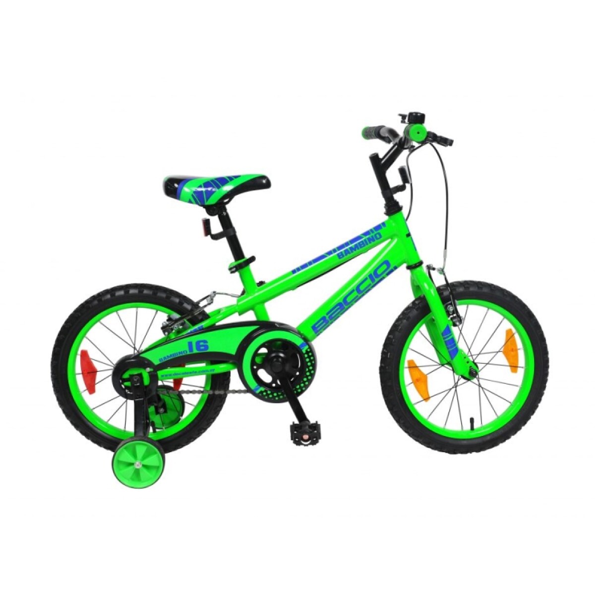 Bicicleta Baccio R.16 Niño Bambino (std) - Verde/azul 