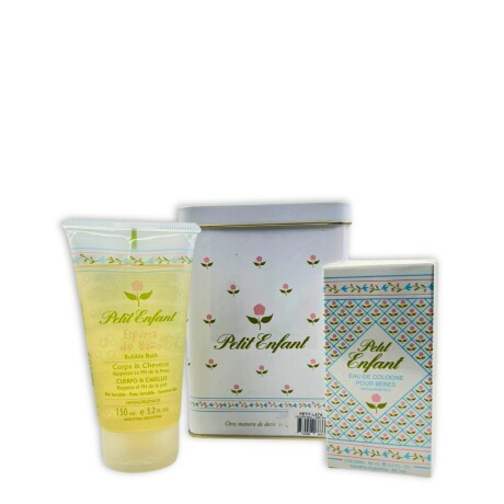 Petit Enfant Lata Kids Colonia 60ml + Espuma de baño 150ml Petit Enfant Lata Kids Colonia 60ml + Espuma de baño 150ml