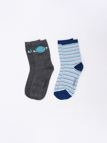 MEDIAS INFANTILES PACK X2 ESTAMPADO 4