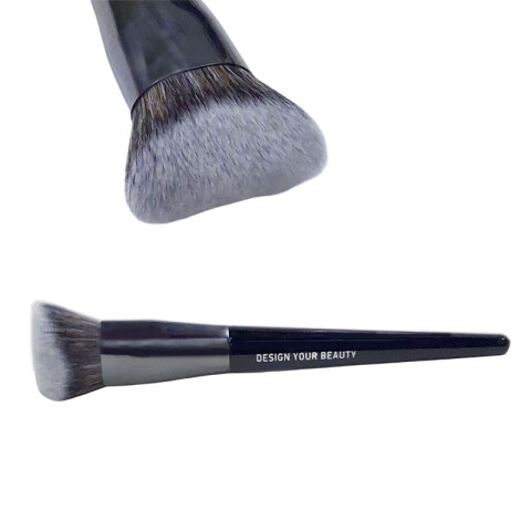 Brocha de maquillaje negra 16,5cm Brocha De Maquillaje Negra 16,5cm