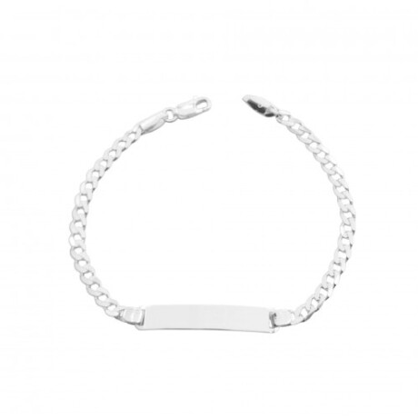 Pulsera de identidad de plata 925. Pulsera de identidad de plata 925.