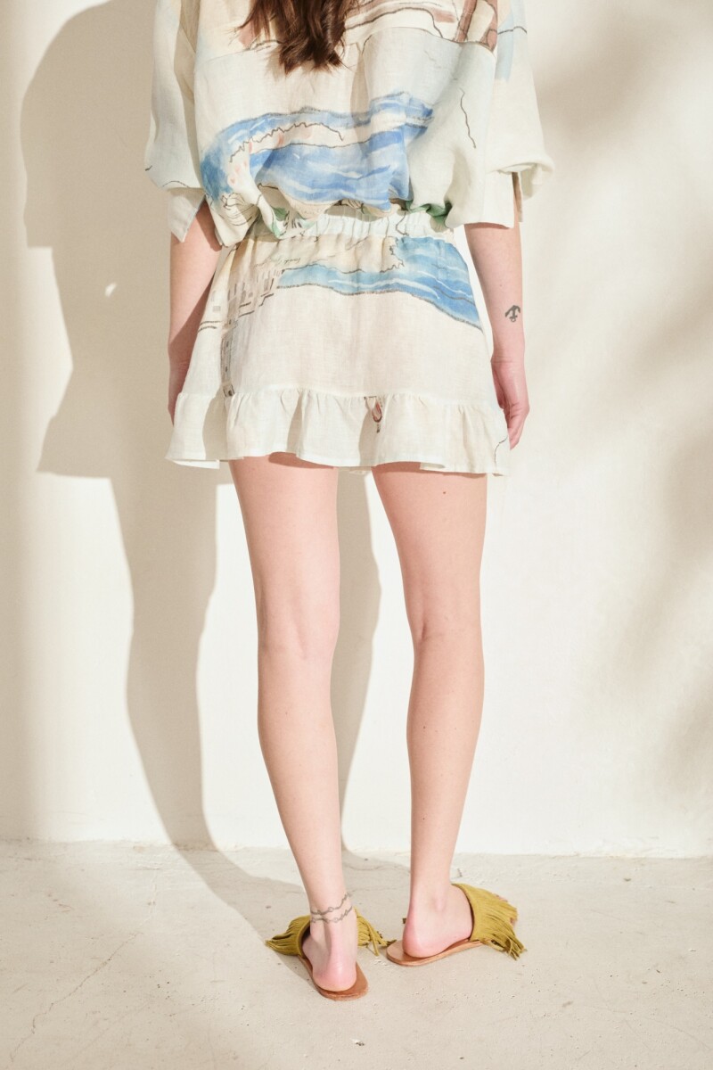 FALDA BRUMA PRINT Agua