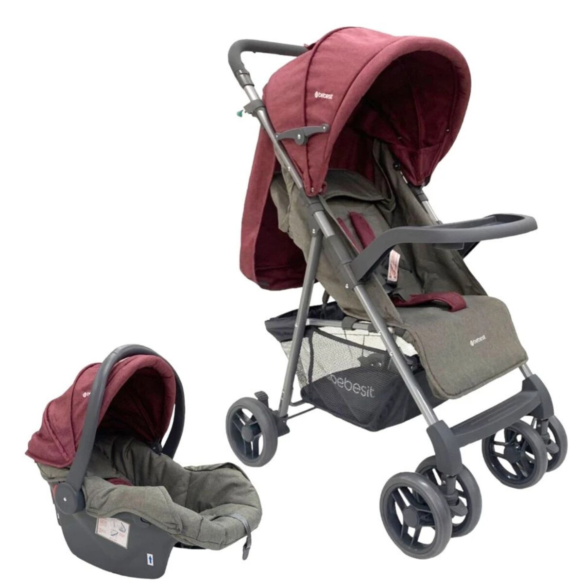 Travel System Sevilla Bebesit - Rosa 