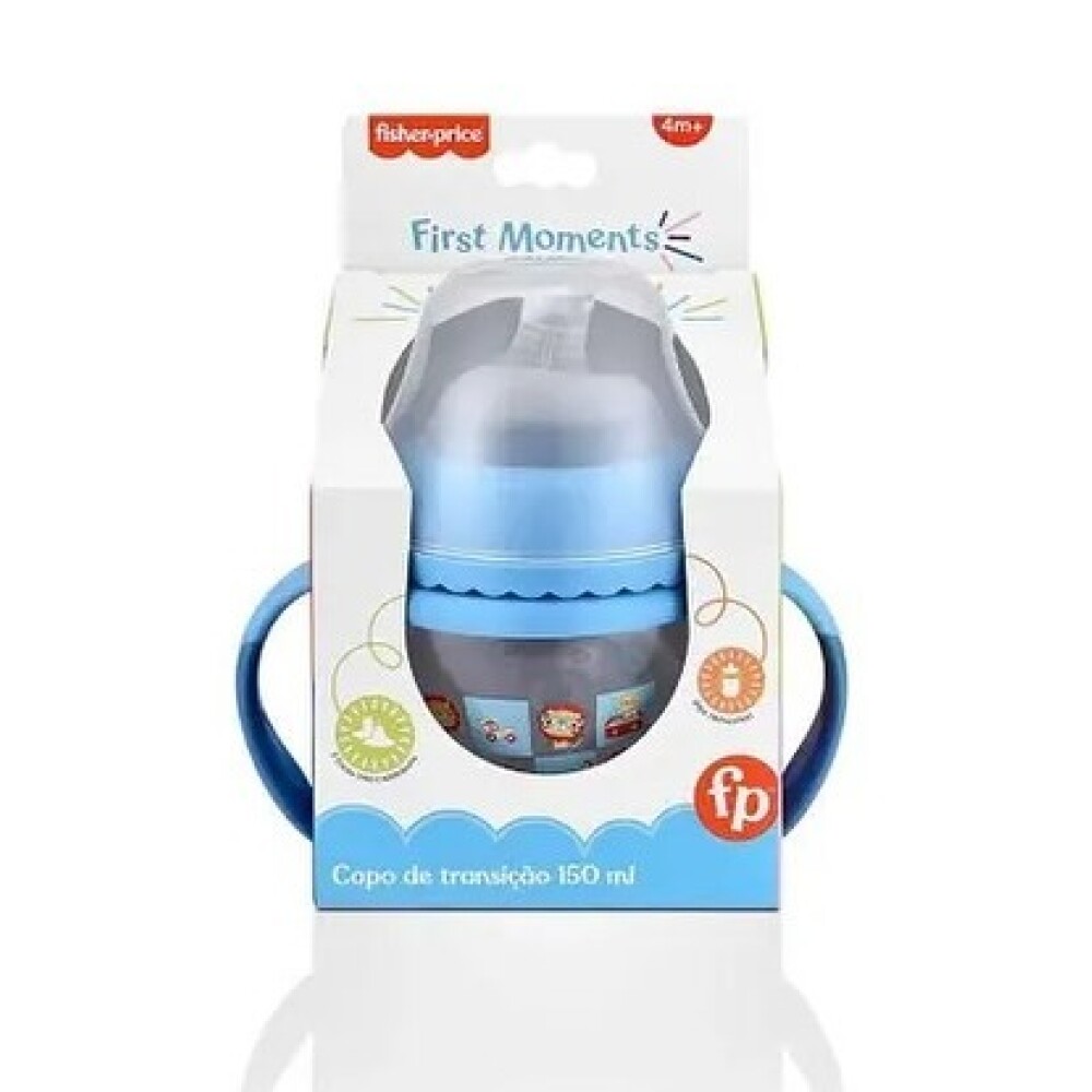 Vaso FISHER PRICE 2 en 1 celeste