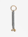 Llavero Cordón Llavero Y Bag Charm De Cordón - Combinacion Bicolor