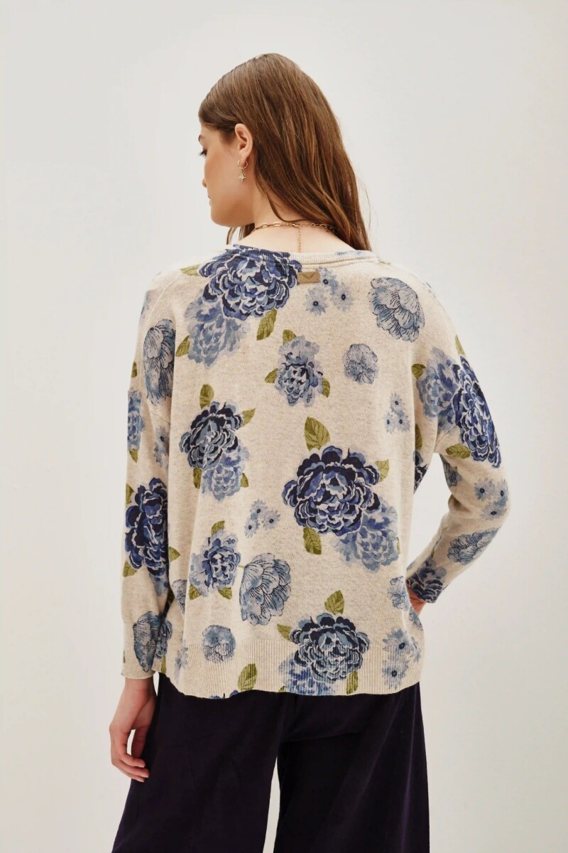 Sweater Cymade Bouquet Gris Melange