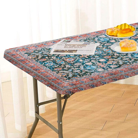 Set X2 Manteles Mesa Plegable AntiMancha Camping 1,80 M2