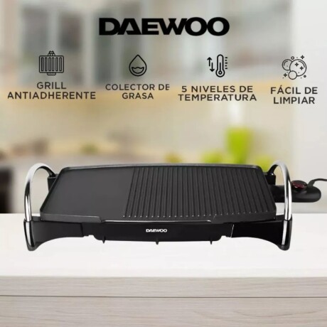 Grill parrilla Daewoo eléctrica | Antiadherente | Color negro Grill parrilla Daewoo eléctrica | Antiadherente | Color negro