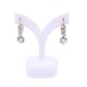 Caravanas antiguas 18k 2 tonos con brillantes. Caravanas antiguas 18k 2 tonos con brillantes.