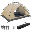 Carpa Automática Autoarmable Capacidad 3 a 4 Personas BEIGE