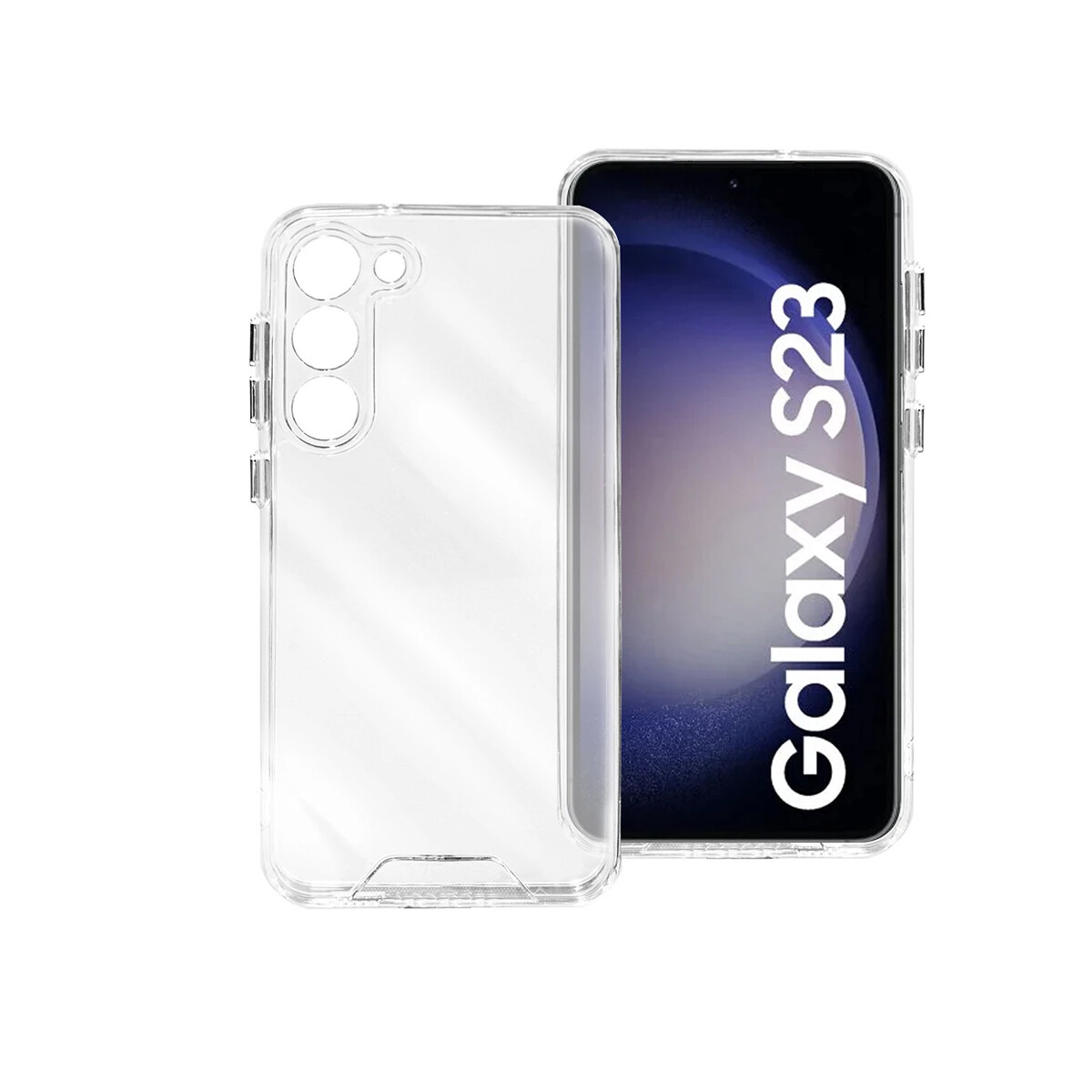Protector Samsung Galaxy S23 rígido transparente 