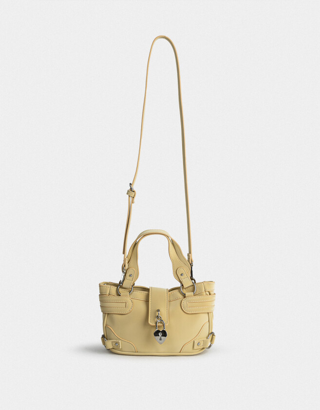 Bandoleras Bandolera Con Charm - Amarillo Claro