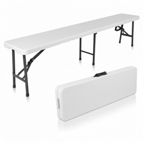 Banco de exterior plegable 1.8m Banco De Exterior Plegable 1.8M Blanco