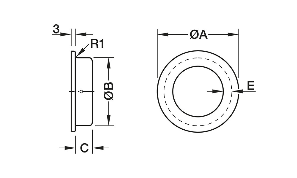Tirador cubeta circular 151.38.102 negra Tirador Cubeta Circular 151.38.102 Negra