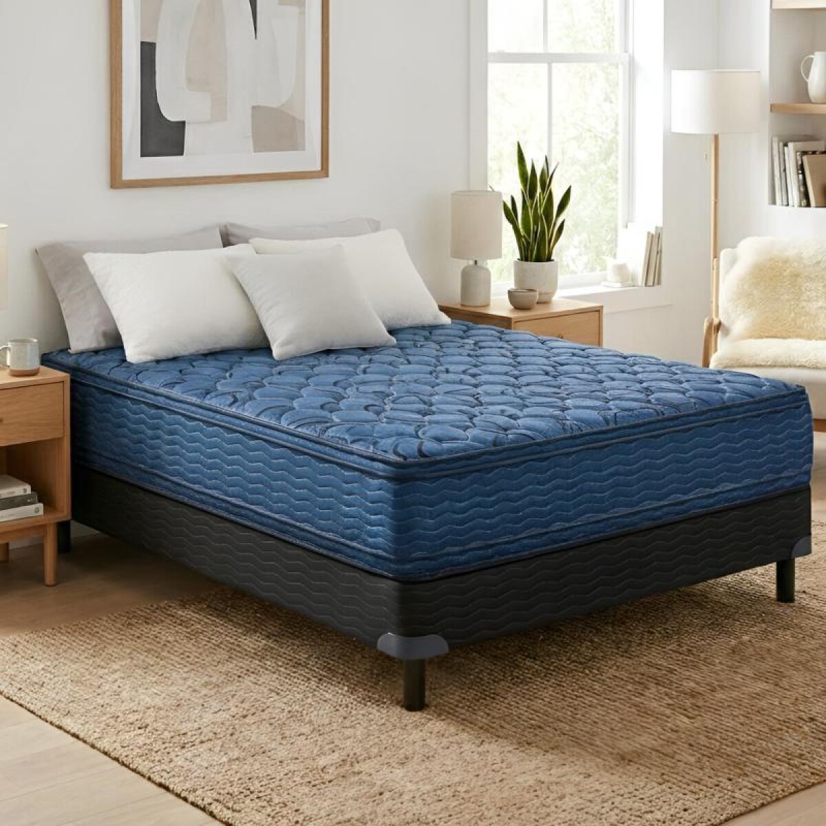 Sommier GRAVA Zafiro®- 2 Plazas - Espuma - 140x190x29 cm - Hasta 150 Kg - GARANTIA 5 AÑOS 