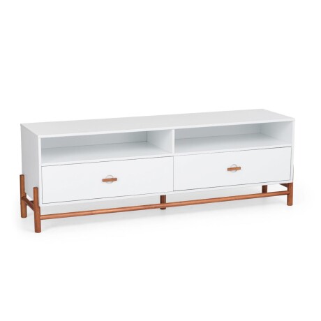 MUEBLE PARA TV MDF-Y-MADERA BLANCO BERLÍN