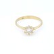 Anillo solitario en oro 18k amarillo Anillo solitario en oro 18k amarillo
