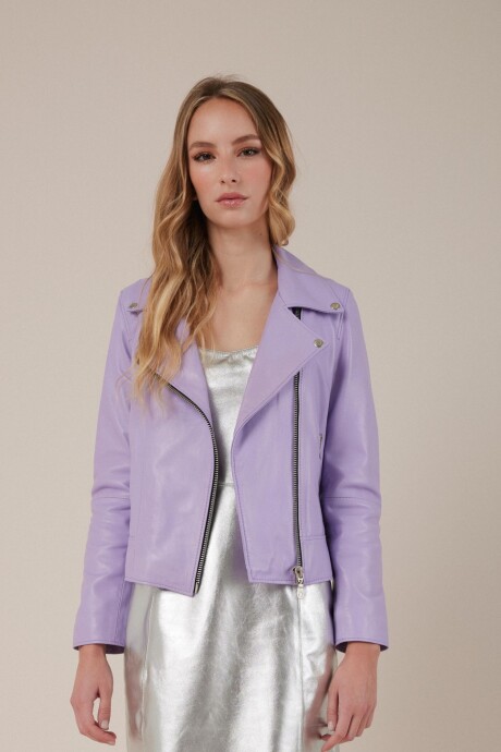 CHAQUETA CUERO NASA LAVANDER