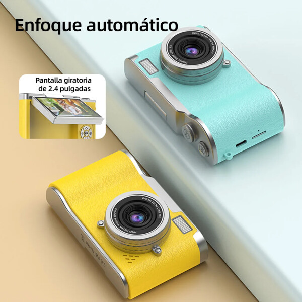 Cámara Digital Compacta 4k 48 Mp Con Pantalla Abatible Lk-007 CAMARA DIGITAL 4K RECARGABLE LK-007