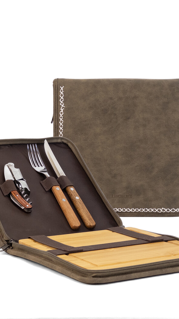 SET PARRILLERO BEEFMASTER TABACO