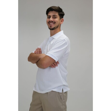 Remera Polo Premium Blanco