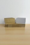Pack x 20 unid - caja 06 eco 15x16x9 cm. REVERSIBLE BLANCO MADERA