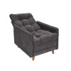 Poltrona Reclinable Con Puff Montreal Gris Poltrona Reclinable Con Puff Montreal Gris