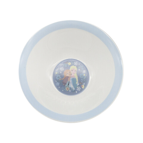 Set X3 de Cerámica Infantil Frozen Plato, Taza y Bowl CELESTE