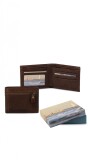 BILLETERA CUERO WOOLF CAOBA