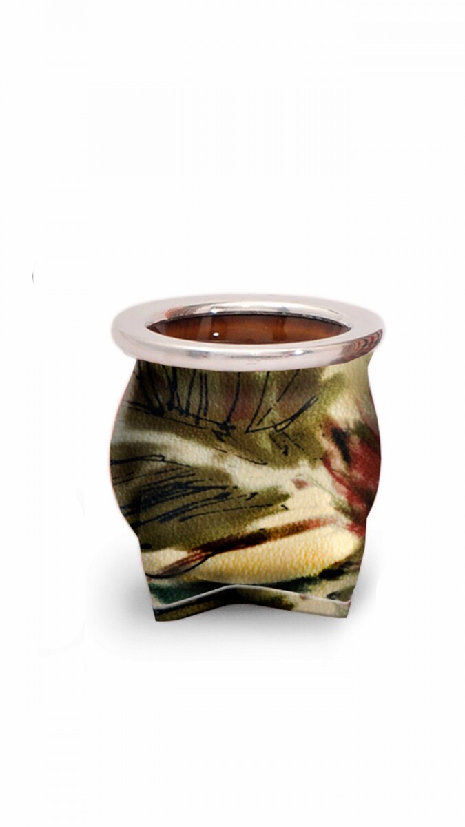 MATE DE CERÁMICA CHICO DELTA - VERDE ACUARELADO 