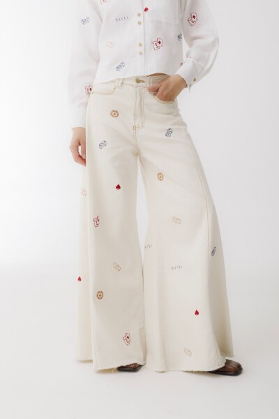 JEAN WIDE XL DETAIL Crudo