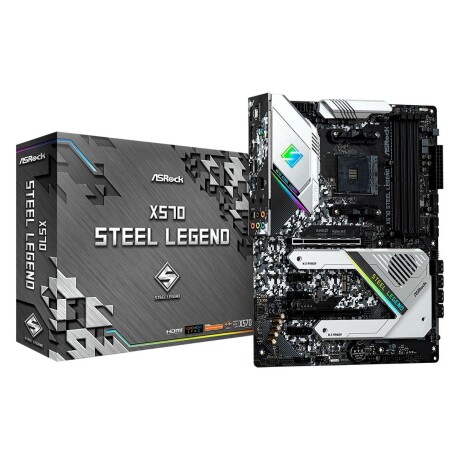 Motherboard Asrock Amd X570 Steel Legend AM4 001