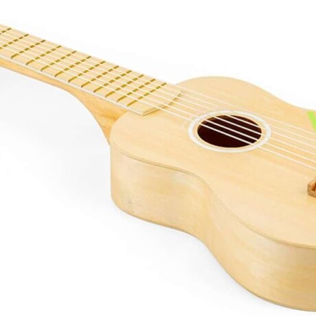 Guitarra madera natural
