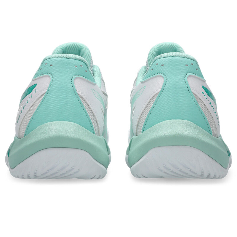 Zapatillas Voley Gel-Rocket 12 Mujer White/fresh Ice