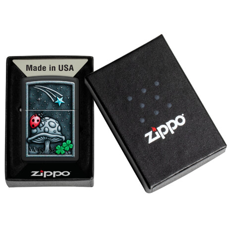 Encendedor Zippo Negro C/diseño 0