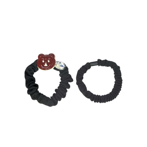 Colitas x2 para el cabello diseño oso Colitas X2 Para El Cabello Diseño Oso