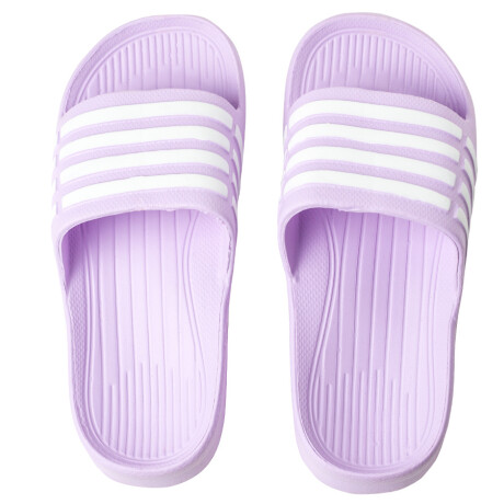 Sandalias Franjas Lila Con Blanco para niños Sandalias Franjas Lila Con Blanco para niños