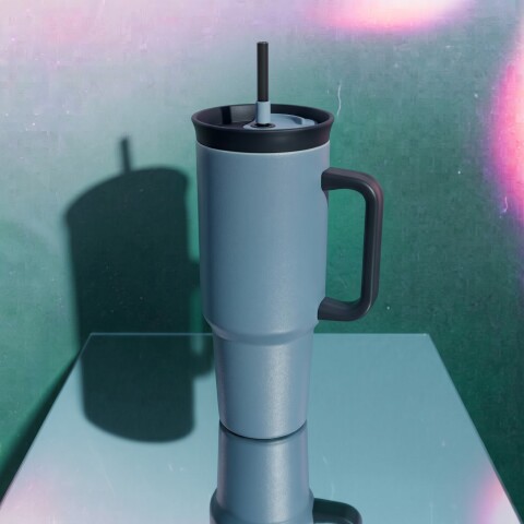 Vaso térmico de acero inoxidable Tumbler 1200ml Azul